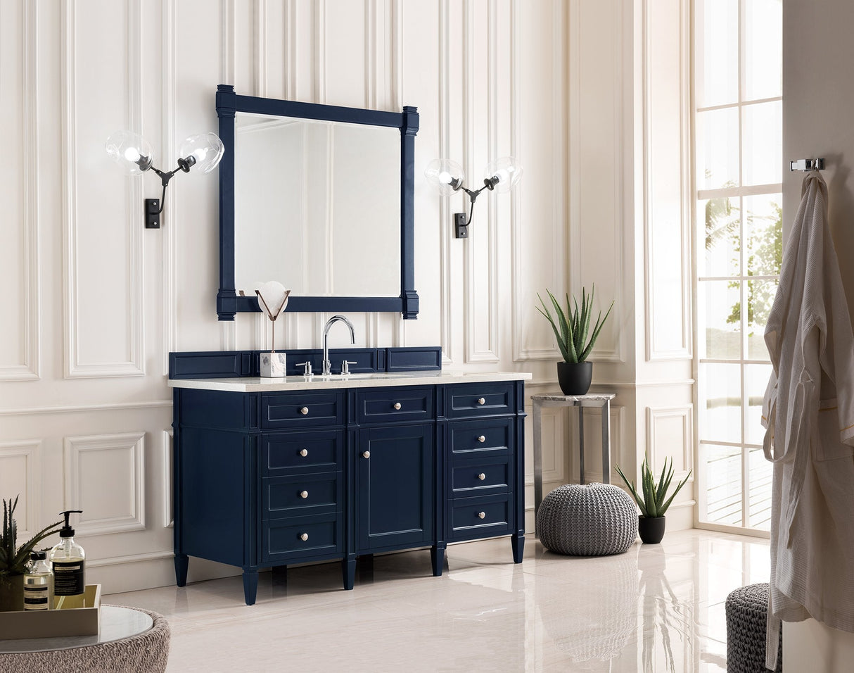 Brittany 60" Single Bathroom Vanity in Victory Blue