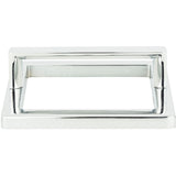 Atlas Homewares Tableau  Square Base and Top 3 Inch (c-c) Polished Chrome