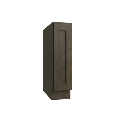 Brooklyn Slate Single Door Full Height Base Cabinet - 9" W
