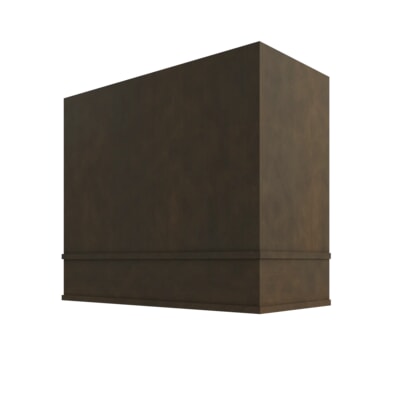 Brooklyn Slate Box Hood Block Trim - 48" W x 30" H