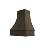 Brooklyn Slate Curved Hood with Strapping Flat Trim - 30" W x 36" H