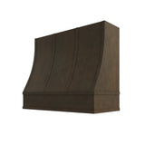 Brooklyn Slate Sloped Hood with Strapping Flat Trim - 36" W x 30" H