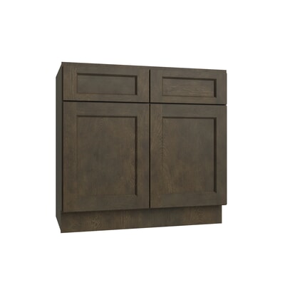 Brooklyn Slate Double Door Vanity - 27" W