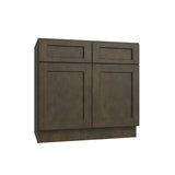 Brooklyn Slate Double Door Vanity - 30" W