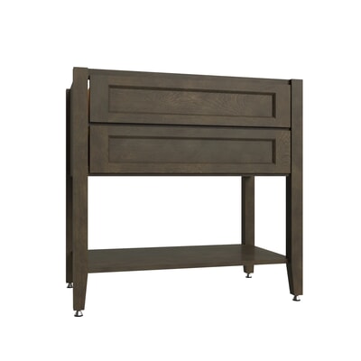 Brooklyn Slate Open Shelf Vanity SB - 36" W