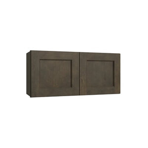 Brooklyn Slate Double Door Wall Cabinet - 30" W x 18" H