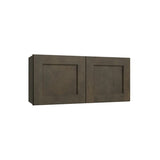 Brooklyn Slate Double Door Wall Cabinet - 36" W x 15" H