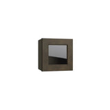 Brooklyn Slate 15" Wall Stacking Cabinets with Glass