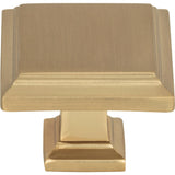 Atlas Homewares Sutton Place Square Knob 1 1/4 Inch Champagne