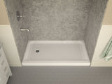 ANZZI SB-AZ03LD-R Jebel 32 x 60  in. Left Drain Single Threshold Shower Base in White