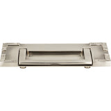 Atlas Homewares Campaign L-Bracket Drop Pull 3 Inch (c-c) Brushed Nickel