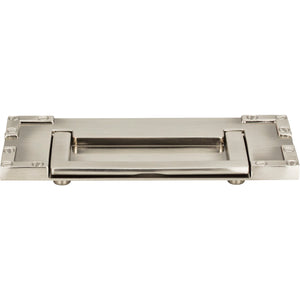 Atlas Homewares Campaign L-Bracket Drop Pull 3 Inch (c-c) Brushed Nickel