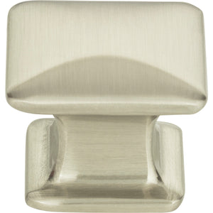 Atlas Homewares Alcott Square Knob 1 1/4 Inch Brushed Nickel