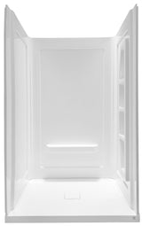 ANZZI SWAZ011WH-011WC FORUM SERIES 48 in. x 74 in. Shower Wall Surround and Base in White