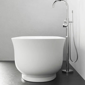New England Home Goods 59″ Bangor Freestanding Slipper Bathtub - White