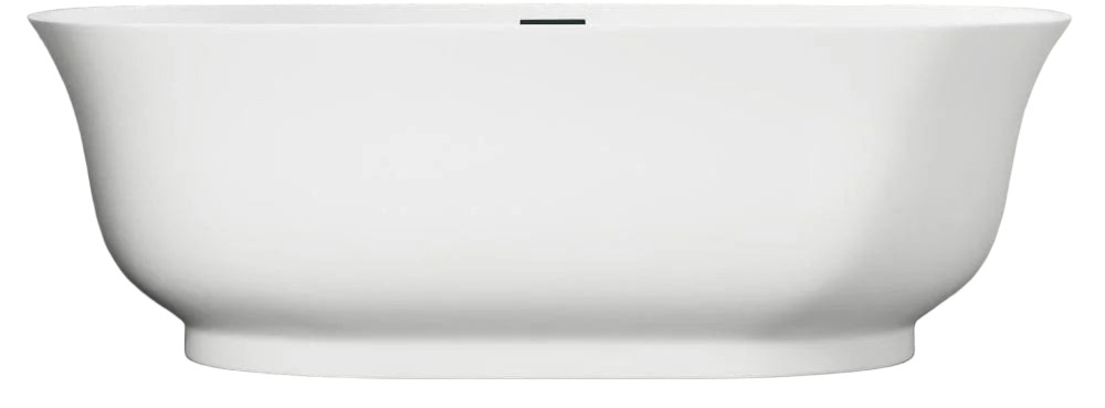 New England Home Goods 59″ Bangor Freestanding Slipper Bathtub - White