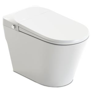 ENVO Echo Elongated Smart Toilet Bidet in White with Auto Open, Auto Close, Auto Flush, and Heated Seat