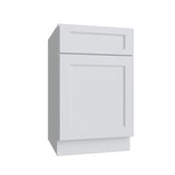 Brooklyn White Single Door Standard Base Cabinet - 12" W