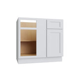 Brooklyn White Blind Base Cab for 48" to 51" Space - 48" W