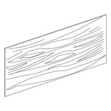 Brooklyn White Back Panel (Long Grain) - 48" W x 96" H