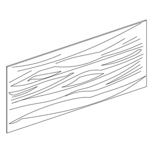 Brooklyn White Back Panel (Long Grain) - 48