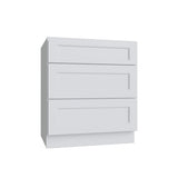 Brooklyn White Drawer Base Cabinet - 24" W
