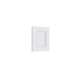 Brooklyn White Decorative Wall Panel - 12" W x 15" H