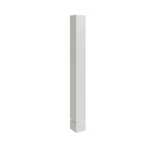 Brooklyn White Transitional Turned Post