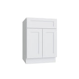 Brooklyn White Double Door Vanity - 24" W