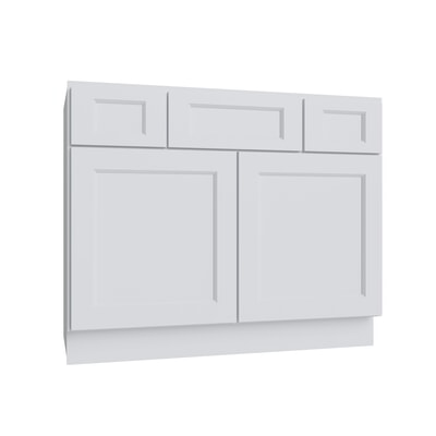 Brooklyn White Vanity Sink Base - 36" W