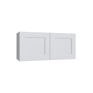 Brooklyn White Double Door Wall Cabinet - 30