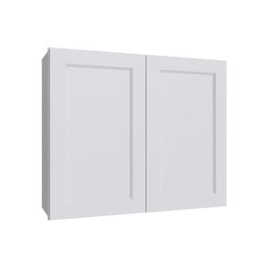 Brooklyn White Double Door Wall Cabinet - 30