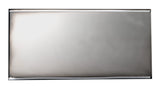 ALFI brand 24 x 12 Black Matte Stainless Steel Horizontal Single Shelf Bath Shower Niche