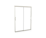 MAAX 138521-900-305-000 Incognito 74 51-54 x 74 in. 8mm Bypass Shower Door for Alcove Installation with Clear glass in Brushed Nickel