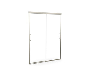 MAAX 138521-900-305-000 Incognito 74 51-54 x 74 in. 8mm Bypass Shower Door for Alcove Installation with Clear glass in Brushed Nickel