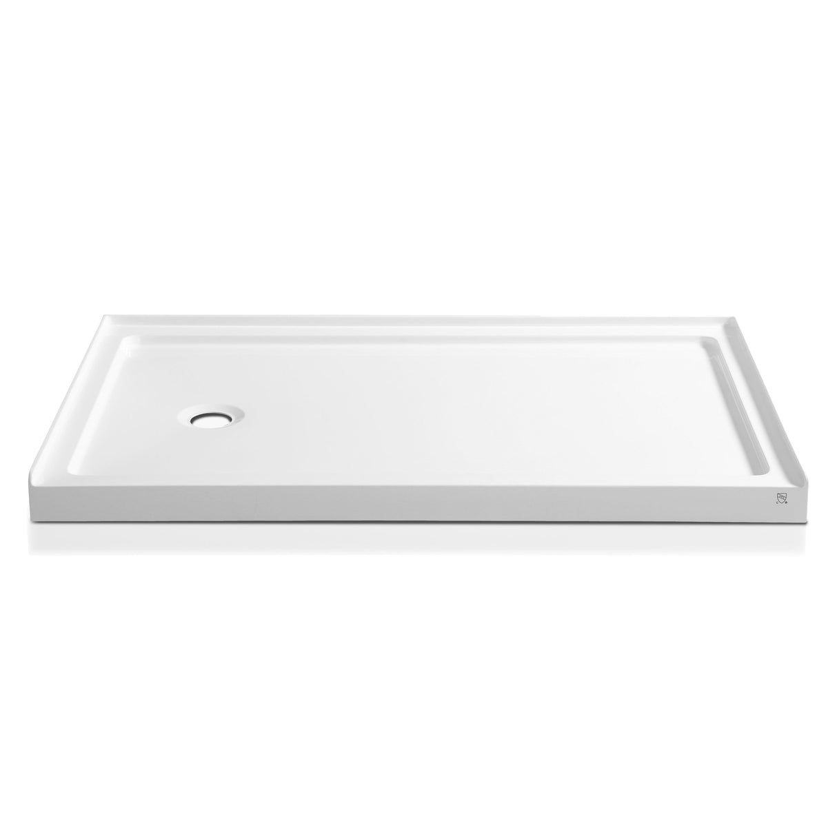 ANZZI SB-AZ007WL Colossi Series 60 in. x 36 in. Shower Base in White