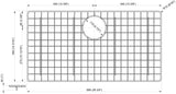 ALFI brand ABGR3322 Stainless Steel Grid for AB3322DI and AB3322UM