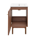 Classe 18" Bathroom Vanity in Dark Walnut