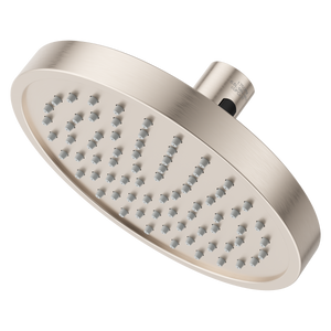 Contempra Round Quick Connect Raincan Showerhead in Brushed Nickel
