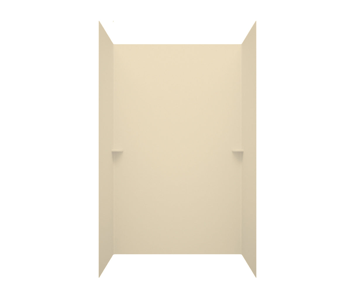 Swanstone SK-364872 36 x 48 x 72 Swanstone Smooth Glue up Tub Wall Kit in Bone SK364872.037