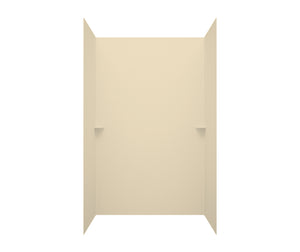 Swanstone SK-364872 36 x 48 x 72 Swanstone Smooth Glue up Tub Wall Kit in Bone SK364872.037