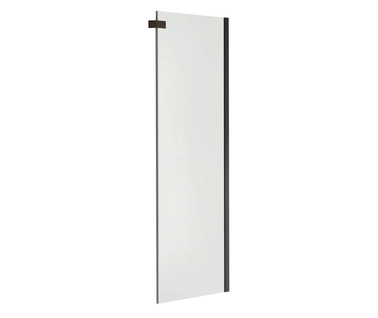 MAAX 139393-900-173-000 Halo Return Panel for 30 in. Base with Clear glass in Dark Bronze