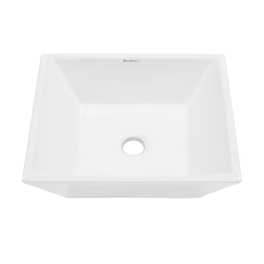 St. Tropez Square Ceramic Vessel Sink