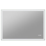 ANZZI BA-LMDFX014AL 27-in. x 39-in. LED Front/Back Lighting Bathroom Mirror with Defogger