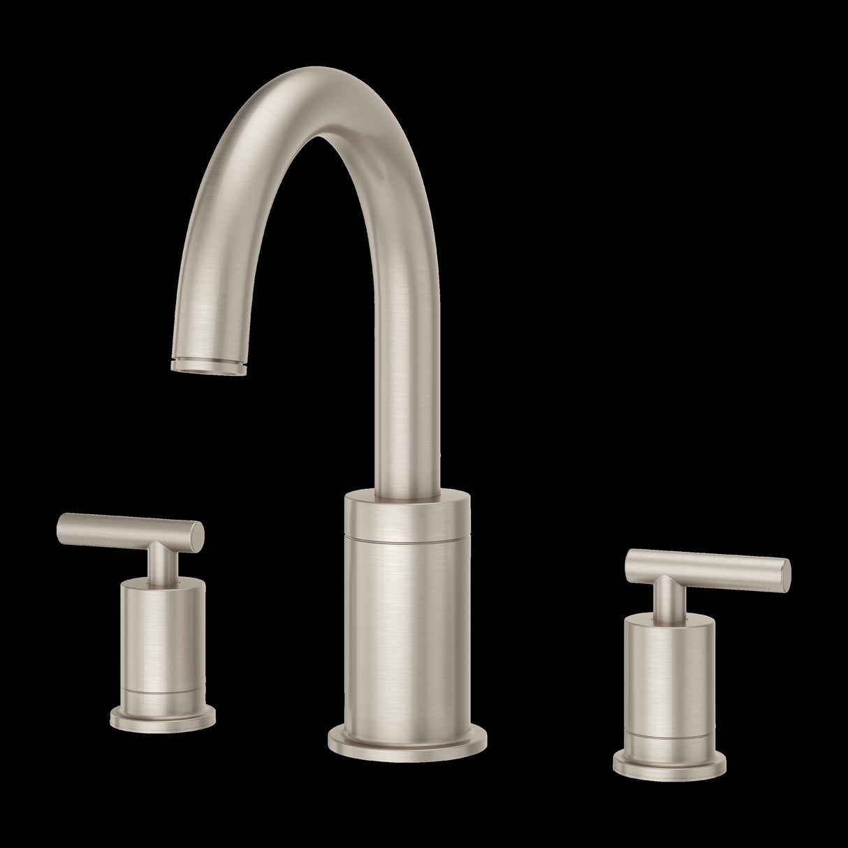 Contempra 2-Handle Roman Tub Trim Handles in Brushed Nickel