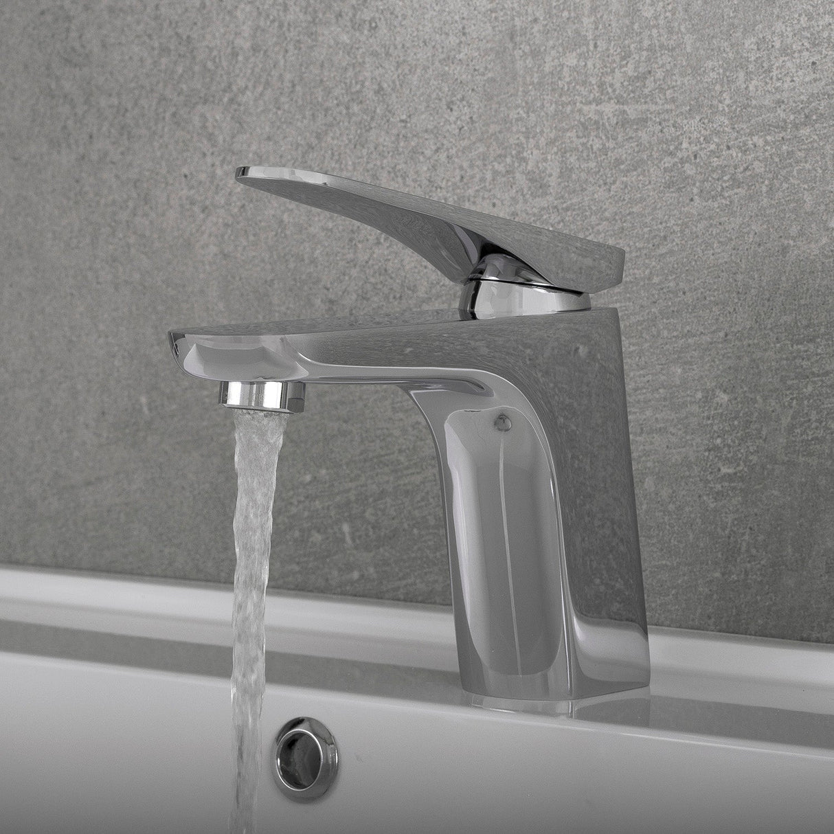 DAX Brass Tub Faucet with Hand Shower and Waterfall Spout, Chrome DAX-805A-CR