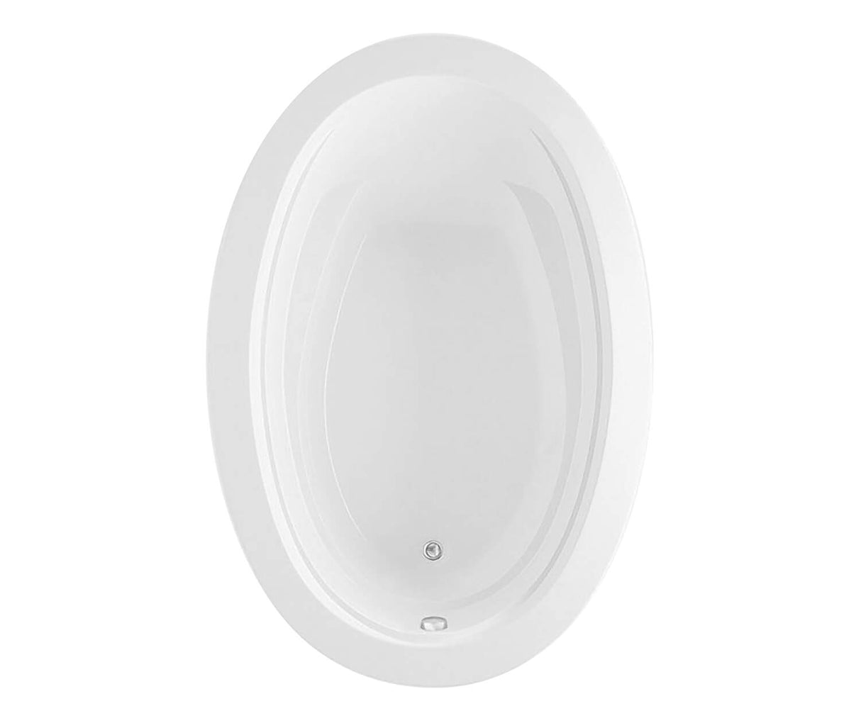 MAAX 106459-000-001-000 Arno 6040 Acrylic Drop-in End Drain Bathtub in White