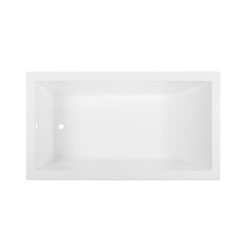 Voltaire 60"x 36" Reversible Drain Drop-In Bathtub