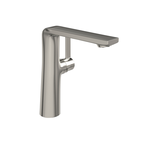 DAX Brass Single Handle Bathroom Vessel Sink Faucet Spout, 16", Brushed Nickel DAX-8226A-BN