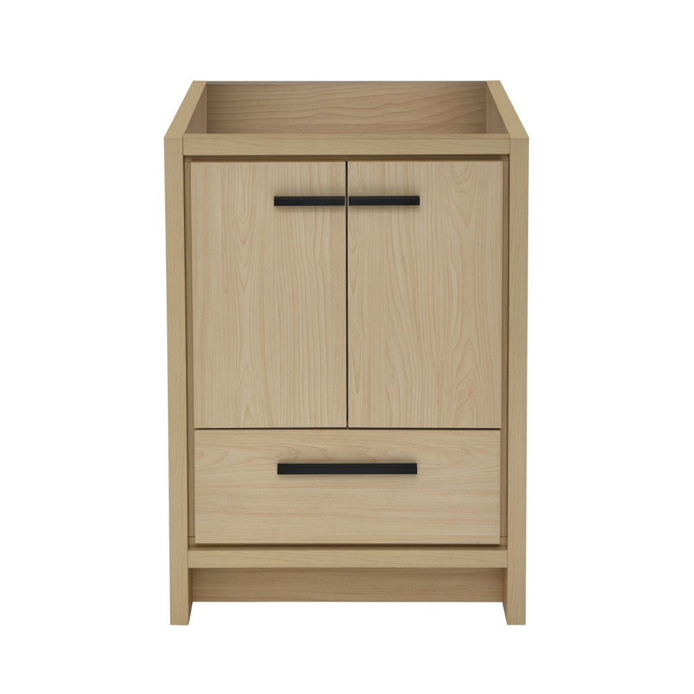 Virage 24 Freestanding, Bathroom Vanity in Natural Oak Cabinet Only